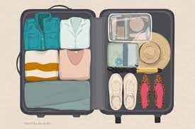 suitcase packing